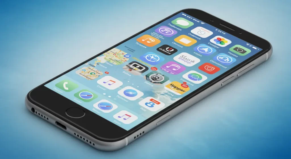 Persona usando Google Travel en tablet