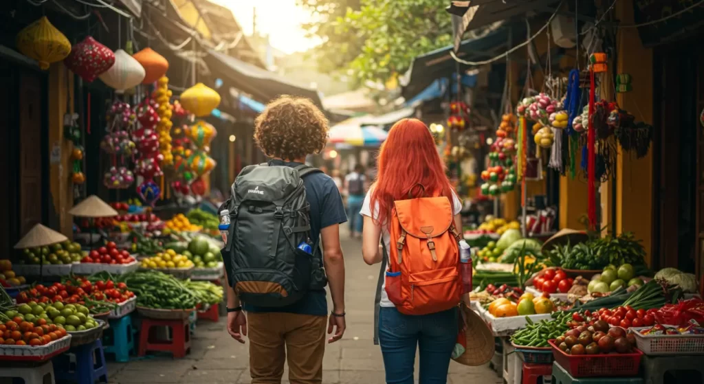 comida mexicana barata en mercado local
