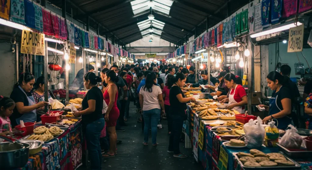 Comida típica barata en San Salvador