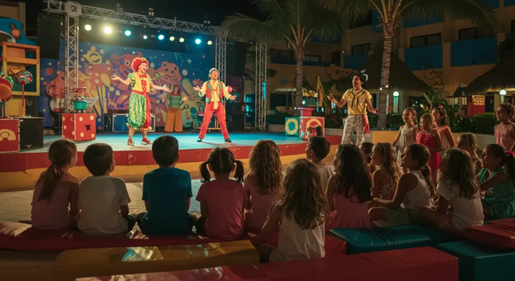 Animación infantil en hotel.